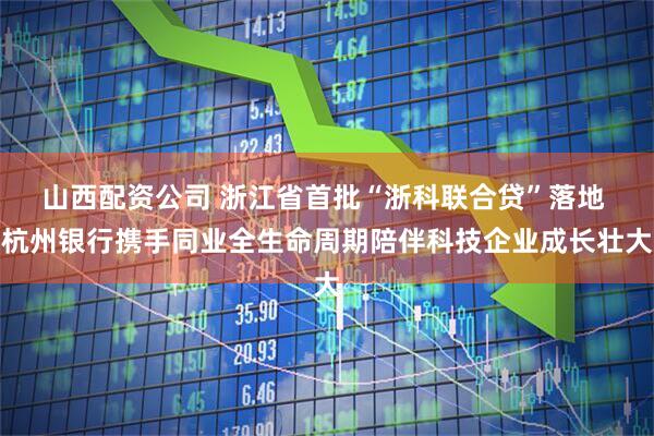 山西配资公司 浙江省首批“浙科联合贷”落地 杭州银行携手同业全生命周期陪伴科技企业成长壮大
